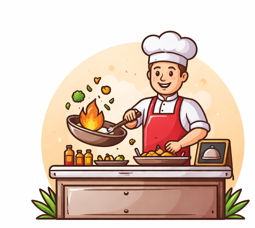 Live Food Stations for Corporate catering services by SarVSri